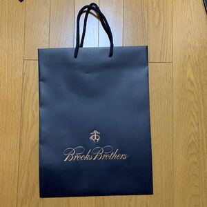 ショップ袋★紙袋 ★ブランド紙袋 ブルックスブラザーズBrooks Brothers★ショッパー 紺系ネイビー