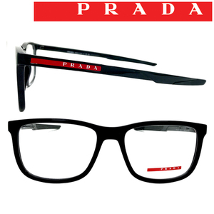 PRADA LINEA ROSSA メガネフレーム ブランド プラダ リネアロッサ ブラック 眼鏡 0PS-07OV-1AB1O1