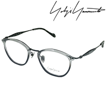Yohji Yamamoto ヨウジヤマモト メガネフレーム ブランド クリアブラック×ブラック 眼鏡 yy-19-0074-03_画像1