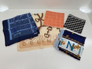 営0605-54 2712【1円スタート】 スカーフ　まとめ売り　エルメス HERMES / セリーヌ CELINE　カレ　など　服飾小物　レディース 