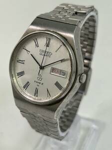 0604-182 0182【1円スタート】 腕時計　セイコー　SEIKO　タイプ2　TYPE2　4336-8000　デイデイト　クォーツ　メンズ