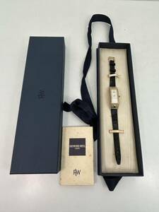 TN0604-150 2685【1円スタート】 腕時計　レイモンドウィル　RAYMOND WEIL　GENEVE　3764　石付き　18K GOLD EP　クォーツ　レディース