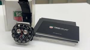 864 TAG HEUER タグホイヤー フォーミュラ1 プロフェッショナル ジャンク CAC1110-0 クオーツ スモセコ クロノグラフ デイト 動作未確認