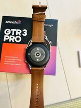 定価4万　amazfit GTR 3 PRO スマートウォッチ ブラウンレザー_画像6