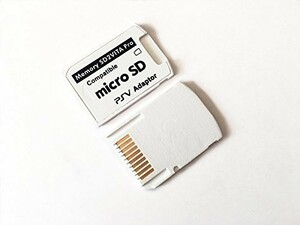  free shipping...PlayStation Vita memory card conversion adaptor Ver.5.0 game card type microSD card .Vita. memory card . conversion possibility ( white )