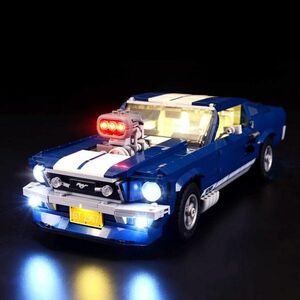 激レア!! MOC ブロック 10265 互換 フォード マスタング 1967 ＧＴ ファストバック LEDライト 照明 キット カスタム パーツ DL160