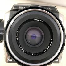 1円【ZANZA BRONICA】5-1 NIKKOR-P 中判フィルムカメラ （ジャンク品）_画像7