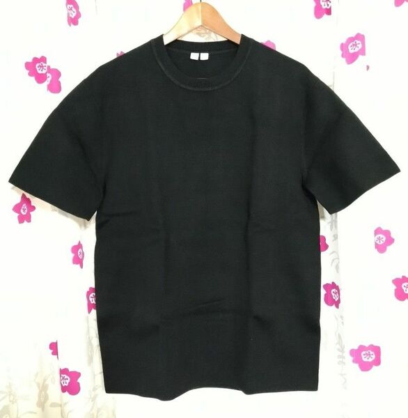 Uniqlo U　ミラノリブクルーネックセーター(半袖)　ニット Tシャツ