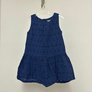 baby GAP サイズ80 透かし柄 ワンピース レースモチーフ チュニックサマードレス 総柄ワンピース 女の子服 子供服