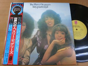 LP0963／【ポスター付】THE THREE DEGREES スリーディグリーズ：世界の恋人