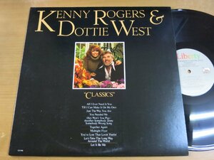 LP1297／【USA盤】KENNY ROGERS & DOTTIE WEST ケニーロジャース：CLASSICS.