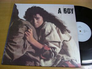 LPw501／【45rpm 12インチシングル】中村あゆみ：A BOY/涙のTWISTIN' HEART.