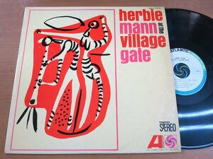 LP0751／【ペラジャケ】HERBIE MANN：AT THE VILLAGE GATE ビレッジゲートのハービーマン.