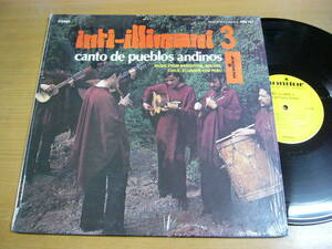 LPq027／【USA盤】CANTO DE PUEBLOS ANDINOS：INTI-ILLMANI 3.