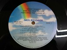 LP1303／KENNY ROGERS & FIRST EDITION：FEATURING THE SONGS OF..._画像2