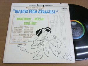 LP1545／【USA盤】NEW YORK CAST：THE BOYS FROM SYRACUSE ボーイズ・フロム・シラキュース.