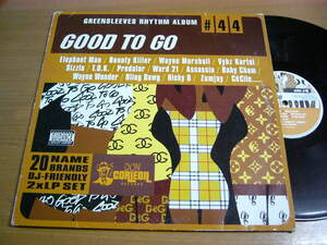 LPJ400／【2枚組】VA ELEPHANT MAN 他：GREENSLEEVES RHYTHM ALBUM #44 GOOD TO GO.