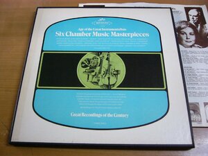 BOXe60／【USA盤/3枚組】AGE OF THE GREAT INSTRUMENTALISTS SIX CHAMBER MUSIC MASTERPIECES.