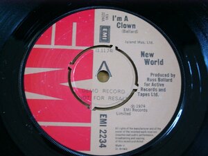 EPv485／【UK盤】NEW WORLD：I'M A CLOWN/OLD SOLDIERS.