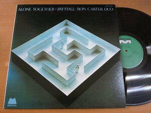 LP1423／JIM HALL RON CARTER DUO ジムホール/ロンカーター：ALONE TOGETHER アローン・トゥゲザー.