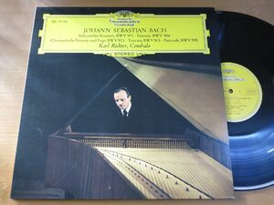 LP0268／リヒター：バッハ チェンバロ・リサイタル イタリア協奏曲BWV971/半音階的幻想曲とフーガBWV903 他.