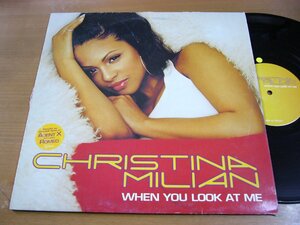 LPv631／【EU盤】CHRISTINA MILIAN：WHEN YOU LOOK AT ME.