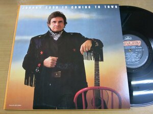 LP1326／【USA盤】JOHNNY CASH：IS COMING TO TOWN.