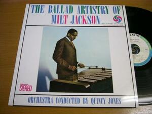 LPz438／【ペラジャケ/SMJ-7005】MILT JACKSON：THE BALLAD ARTISTRY OF ミルトジャクソン～バラードの芸術.