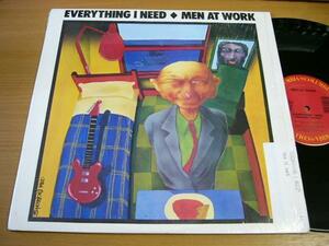 LPm003／【USA盤/12インチシングル】MEN AT WORK：EVERYTHING I NEED.
