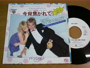 EPm282／白ラベル ROD STEWART ロッド・スチュワート：今宵焦がれて/パッション.