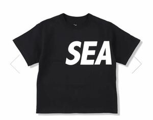windandsea smoothy ウィンダンシー キッズTシャツ ブラック　Lサイズ 130〜140