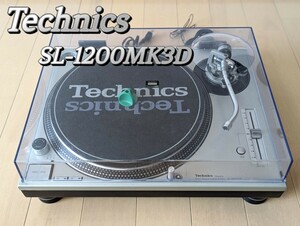 Technics SL-1200 MK3D テクニ クス ターンテーブル レコードプレーヤー Quartz シルバー 再生確認済み