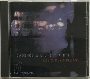 【希少レア盤】Cadence All Stars/Lee's Keys Please-1987年録音/1989年リリース/アーニー・クリヴダ.グレン・ウィルソン他参加