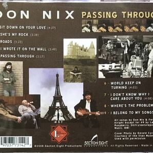Don Nix [Passing Through] 2008年大名盤！/ スワンプ / ブルースロック / ルーツロック / シンガーソングライターの画像2