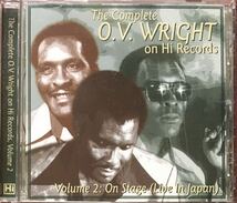 O.V. Wright/The Complete O.V. Wright On Hi Records, Volume 2: On Stage (Live In Japa)メンフィスソウル/サザンソウル/ディープソウル_画像1