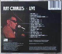 Ray Charles [Live] (73-Atlantic) 58年録音歴史的ライブアルバム傑作！/ アーリーR&B / レトロソウル / ディープソウル / ブルース_画像2