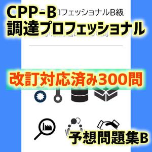 改訂対応　CPP B級　調達プロフェッショナル資格 予想問題　B　300問