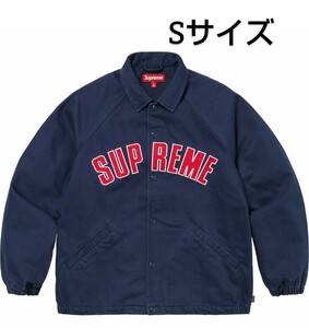 新品 Sサイズ ネイビー supreme Arc Denim Coaches Jacket シュプリーム アーチ デニム コーチ ジャケット 紺色 navy