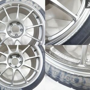 Weds ウェッズスポーツ TC105N 18インチ 9J +35 PCD114.3 5穴 2本 ヨコハマ 230/640R18 シルビア チェイサー スカイライン ★ 棚1F15の画像2