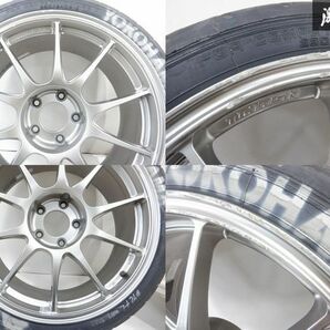 Weds ウェッズスポーツ TC105N 18インチ 9J +35 PCD114.3 5穴 2本 ヨコハマ 230/640R18 シルビア チェイサー スカイライン ★ 棚1F15の画像5