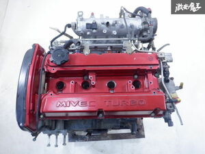 【西濃：送料着払い】MitsubishiGenuine CT9A Lancer Evolution 9 マイベック engine 4G63 本体 MIVEC 棚1N21