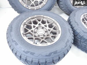 【美品】RAYS レイズ デイトナ M8 17インチ 8.5J +10 6穴 PCD139.7 265/65R17 TOYO オープンカントリー GUN125 ハイラックス ★ 棚1A