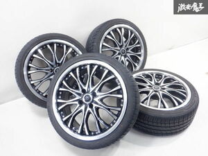 ロクサーニ ザベルテックス ホイール 17インチ 7J +38 PCD100 4穴 205/40ZR17 4本 アクア ノート ★ 棚1H21