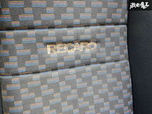 売り切り！RECARO レカロ LS-M インディーカラー ロゴオレンジ セミバケットシート セミバケ 底止め ● 棚2I3_画像4