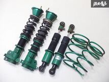 【ロアシート固着無し】 TEIN テイン FLEX フレックス L880K コペン フルタップ 全長式 車高調 減衰調整付 4本 フロント4K 棚2C22_画像1