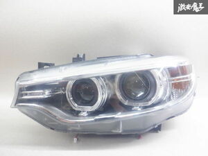 【破損無し！】BMW純正 F32 F33 F36 4シリーズ 前期 HID ヘッドライト ヘッドランプ 左 左側 ハンドル位置不明 A9 7410787-06 棚2K13