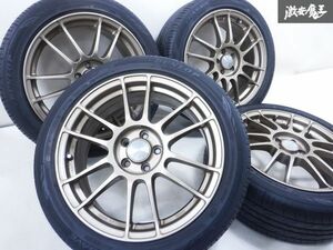 ENKEI エンケイ RIVAZZA リヴァッツァ ホイール 17インチ 5穴 7J +50 PCD100 4本 205/50R17 86 ハチロク BRZ ブロンズ EC203 ★ 棚1H11