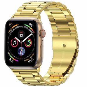 Apple Watch ( アップルウォッチ ) メタリック バンド 38/40/41mm ゴールド