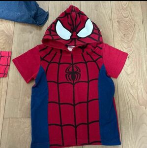 専用！スパイダーマンフード付きTシャツ