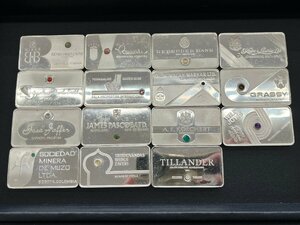 【1円～】FRANKLIN MINT フランクリンミント 24.6g STERLING スターリング 銀 silver シルバー プレート 15枚 米RA-04